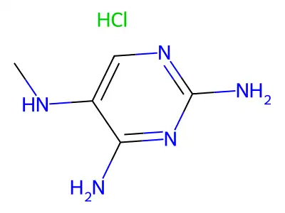 5-N-methylpyrimidine-2,4,5-triamine structure