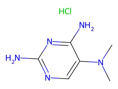 5-N,5-N-二甲基嘧啶-2,4,5-三胺 structure