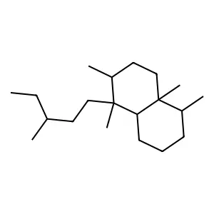 Clerod-14-ene-3alpha,4beta,13zeta-triol structure