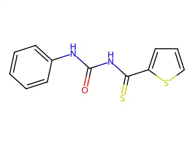 1-Phenyl-3-(thiophene-2-carbothioyl)urea structure