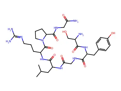 LH-RH Fragment 4-10 structure