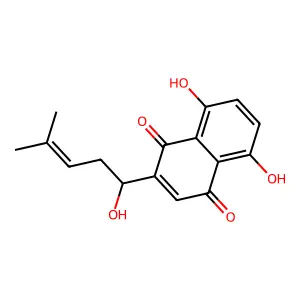 散沫草素 structure