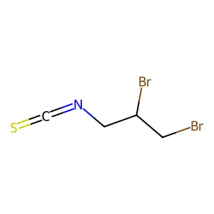 2,3-Dibromopropyl isothiocyanate structure