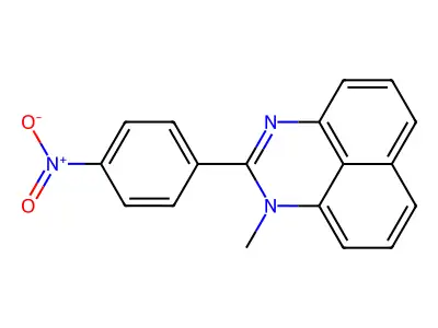 Perimidine, 1-methyl-2-(p-nitrophenyl)- structure