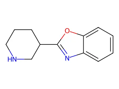 2-(Piperidin-3-yl)-1,3-benzoxazole structure