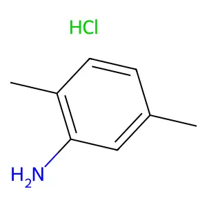 2,5-二甲基苯胺盐酸盐(1:1) structure