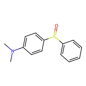 4-(benzenesulfinyl)-N,N-dimethylaniline structure