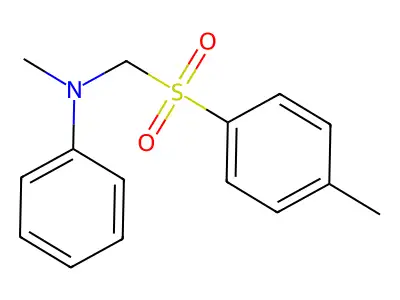 Benzenamine, N-methyl-N-[[(4-methylphenyl)sulfonyl]methyl]- structure