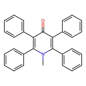 1-Methyl-2,3,5,6-tetraphenylpyridin-4(1H)-one structure
