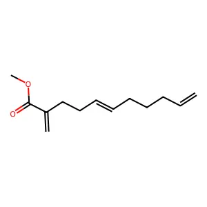 Methyl 2-methylideneundeca-5,10-dienoate structure