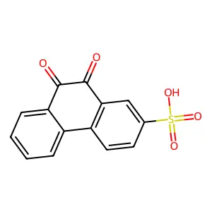 2-Phenanthrenesulfonic acid, 9,10-dihydro-9,10-dioxo- structure