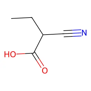 2-Cyanobutanoic acid structure