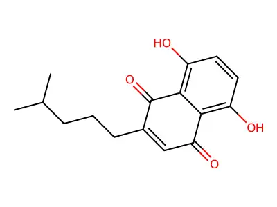 Alkannan structure