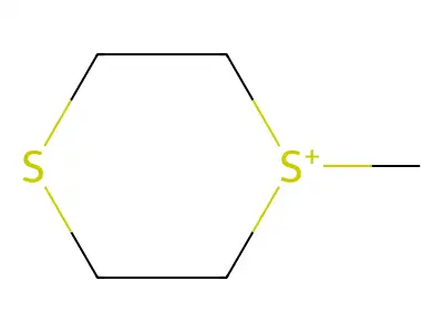 1-Methyl-1,4-dithian-1-ium structure