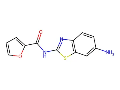 N-(6-Amino-1,3-benzothiazol-2-YL)-2-furamide structure