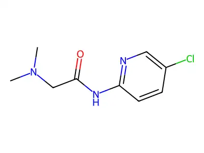 N-(5-chloropyridin-2-yl)-2-(dimethylamino)acetamide structure