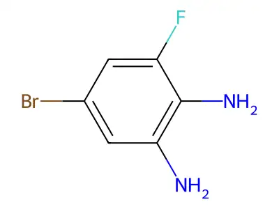 5-Bromo-3-fluorobenzene-1,2-diamine structure