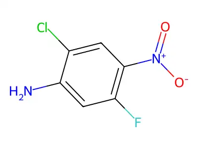 2-Chloro-5-fluoro-4-nitroaniline structure