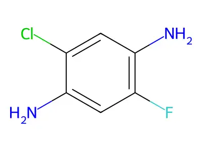 1-Chloro-2,5-diamino-4-fluorobenzene structure