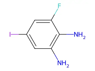 3-Fluoro-5-iodobenzene-1,2-diamine structure