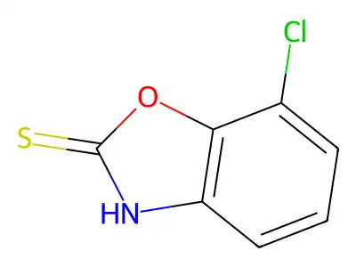 7-Chloro-2-mercaptobenzoxazole structure