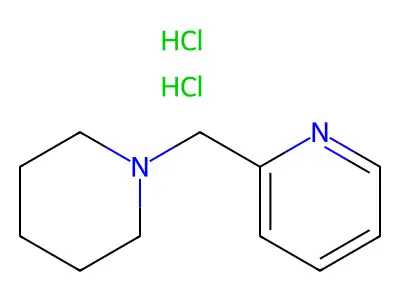 Pyridine, 2-(1-piperidinylmethyl)-, dihydrochloride structure