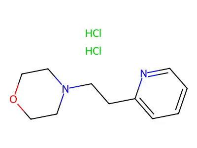 2-(beta-Morpholinoethyl)pyridine dihydrochloride structure