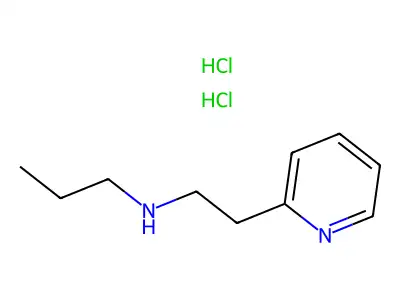 2-Pyridineethanamine, N-propyl-, dihydrochloride structure