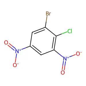1-Bromo-2-chloro-3,5-dinitrobenzene structure