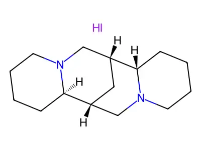 Pachycarpine hydriodide structure