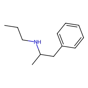 Propylamphetamine structure
