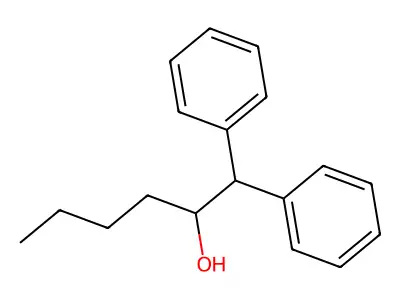 1,1-Diphenylhexan-2-ol structure