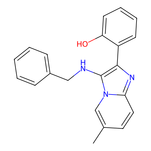 2-[3-(Benzylamino)-6-methylimidazo[1,2-a]pyridin-2-yl]phenol structure