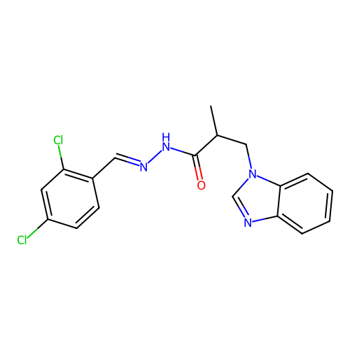 C18H16Cl2N4O structure