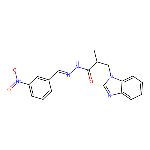 C18H17N5O3 structure