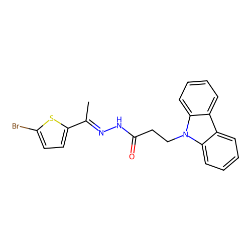 C21H18BrN3OS structure