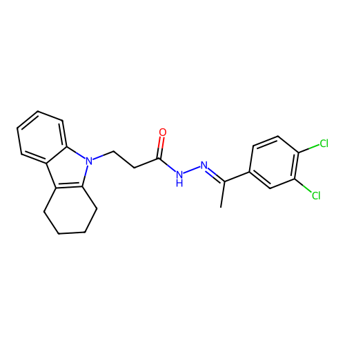 C23H23Cl2N3O structure