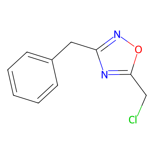 3-Benzyl-5-(chloromethyl)-1,2,4-oxadiazole structure