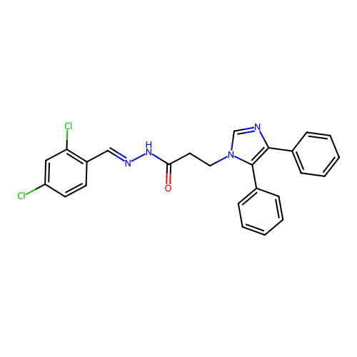C25H20Cl2N4O structure