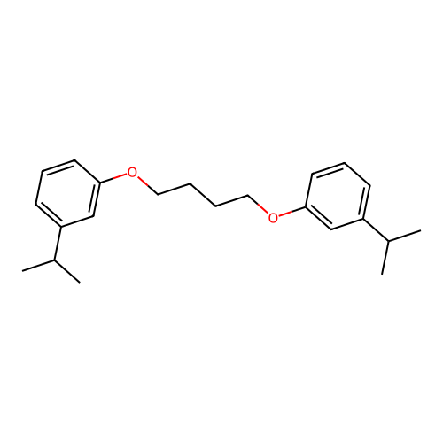 1-Isopropyl-3-[4-(3-isopropylphenoxy)butoxy]benzene structure