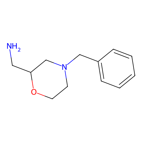 (4-Benzylmorpholin-2-yl)methanamine structure