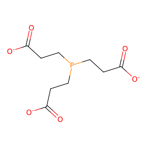 3-[双(2-羧基乙基)膦基]丙酸盐 structure