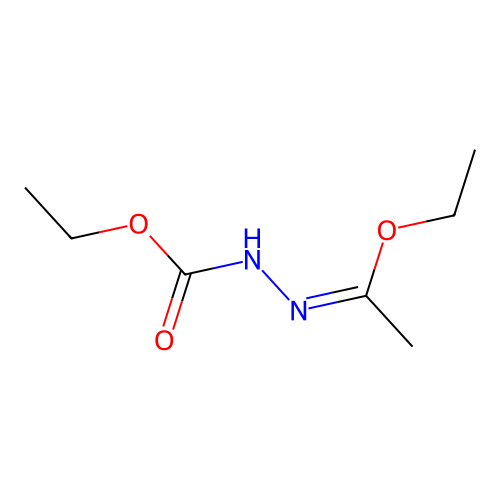 ethyl (1Z)-N-ethoxycarbonylethanehydrazonate structure