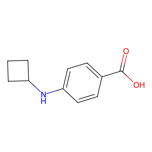 4-(cyclobutylamino)benzoic Acid structure