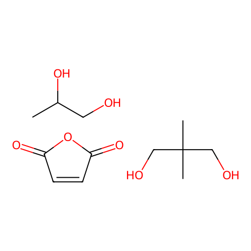 2,2-Dimethylpropane-1,3-diol;furan-2,5-dione;propane-1,2-diol structure