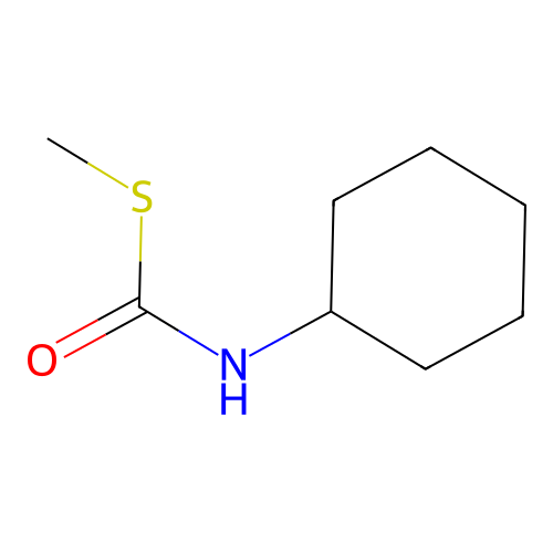 N-cyclohexylmethylthiocarboxamide structure