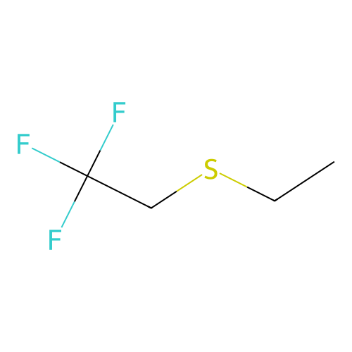 2-(Ethylthio)-1,1,1-trifluoroethane structure