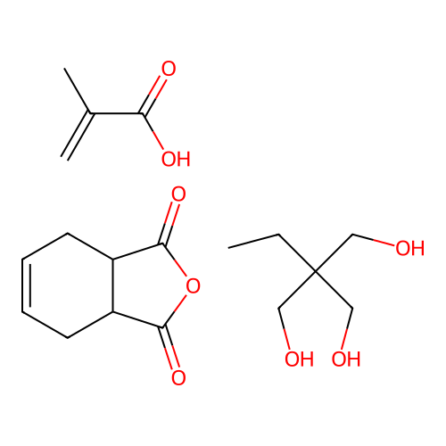 (C8-H8-O3.C6-H14-O3.C4-H6-O2)x- structure