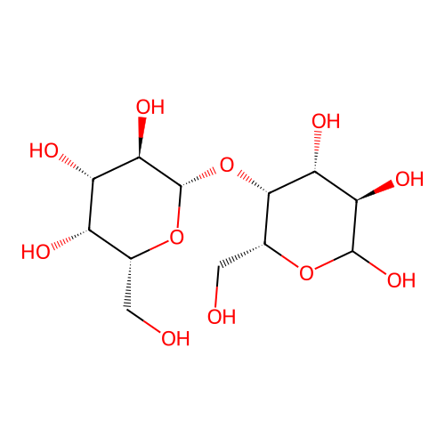 4-O-beta-D-galactopyranosyl-D-galactopyranose structure