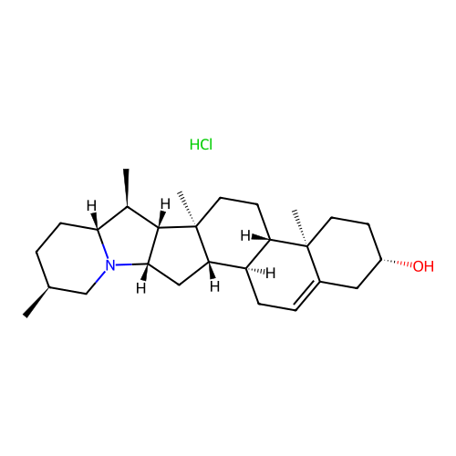 Solanidine hydrochloride structure